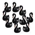 thumbnail image 4 of 10 figuras de cisne en miniatura para jardín de hadas, ideales para casas de muñecas., 4 of 9