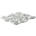thumbnail image 6 of The Tile Life Recycled Cenote Pebble 13" x 13" Blend Matte Glass Mosaic Floor and Wall Tile Case of 14, 6 of 6