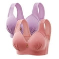 thumbnail image 1 of Bras for Women, Womans Embroidered Glossy Comfortable Breathable Bra Underwear No Rims, 1 of 2