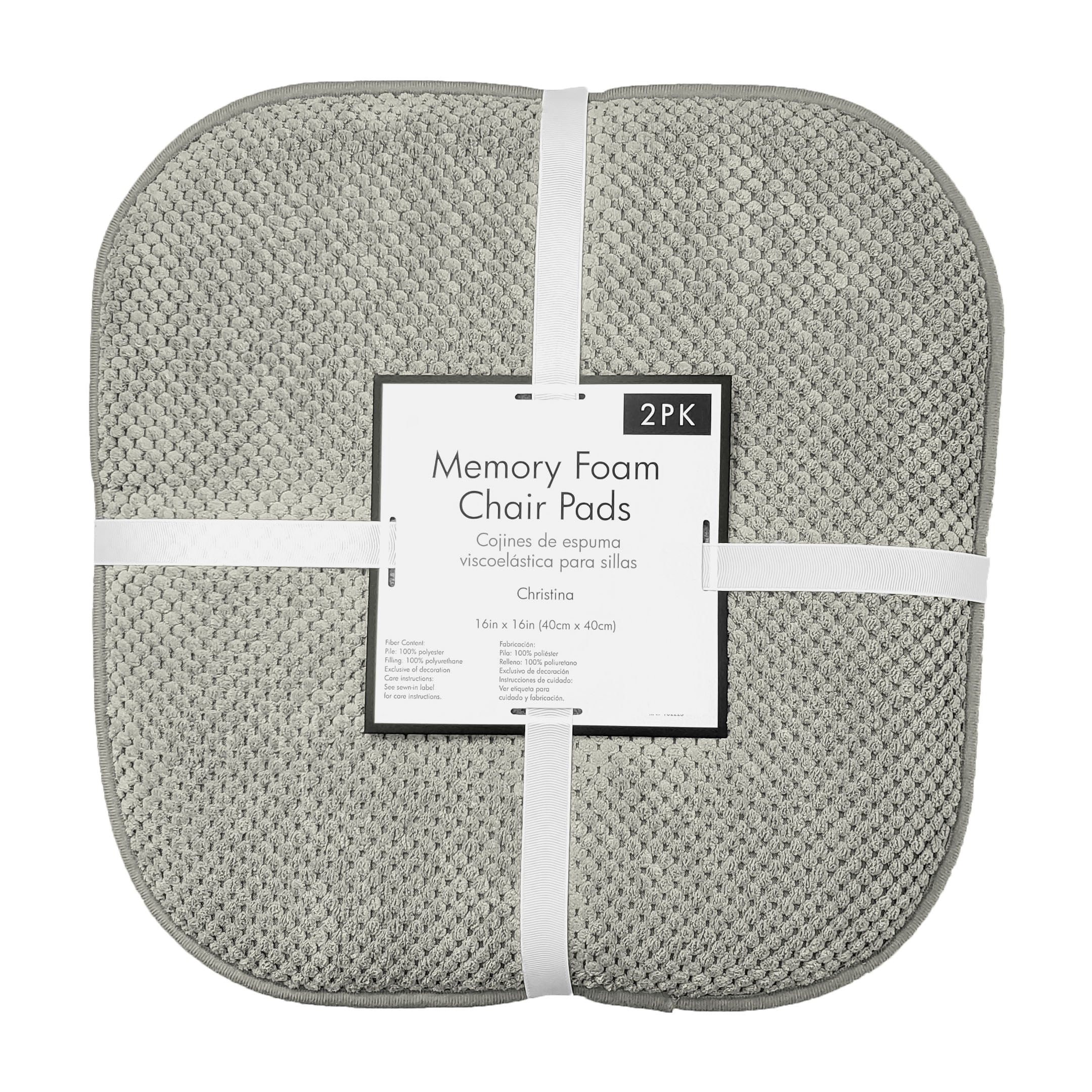 Soft Chair Pads Cushions with NonSkid Backing for Kitchen Office
