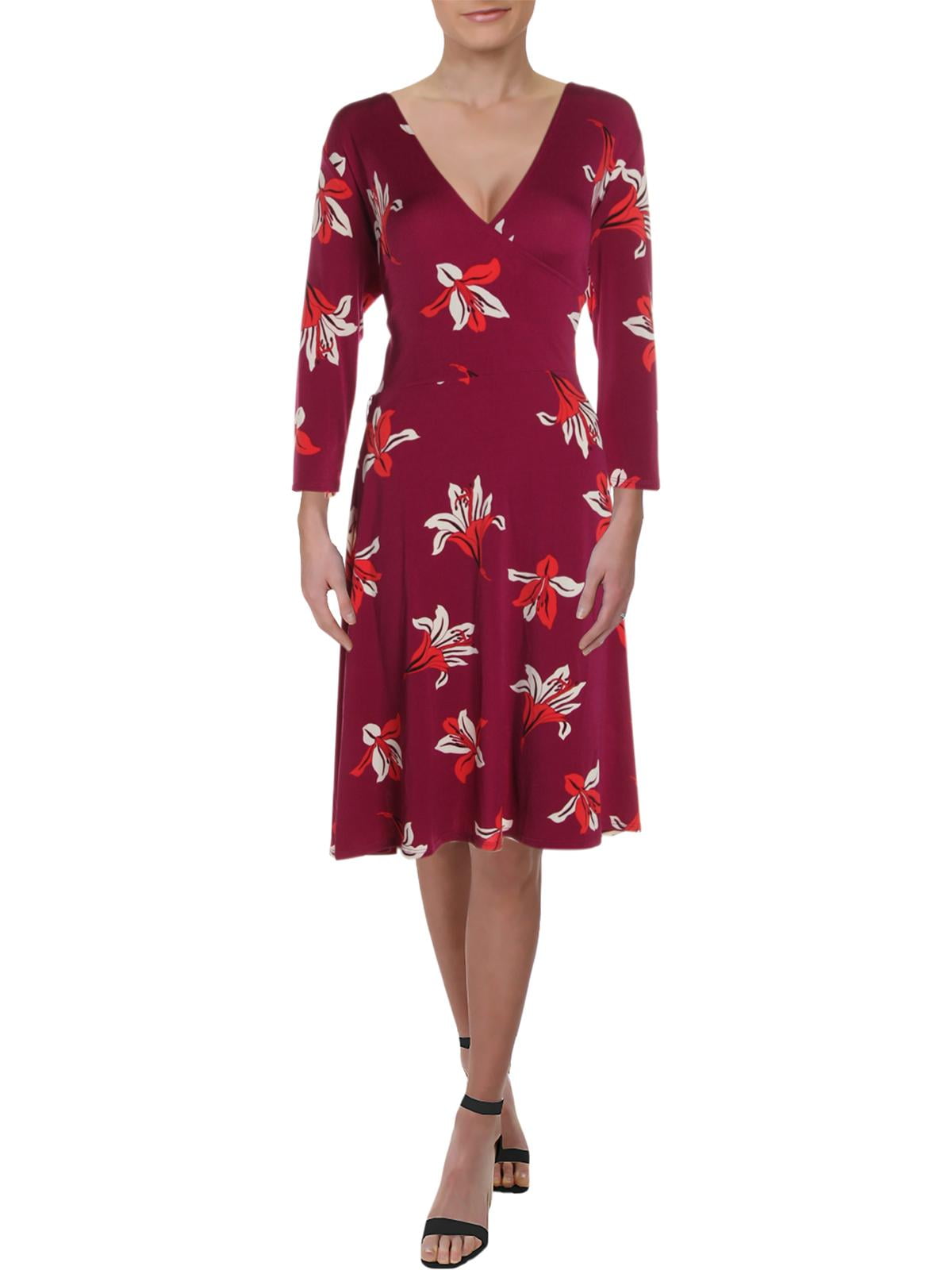 knee length wrap dresses