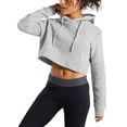 thumbnail image 7 of Ma Croix Womens Cropped Hoodie Casual Pullover Sweatshirt, 7 of 7