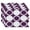Purple, variant on Simply Daisy, 18 x 14 inch, ModCircles, Geometric Print Placemat (Set of 4), Purple