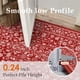 thumbnail image 3 of Alfombra Area PureCozy, color rojo vintage, 120 x 180 cm, lavable, 3 of 5