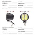 thumbnail image 3 of E-Bike Front Brake Rear Light Taillight Set 24V 36V 48V Ebike Headlight with Switch for Electric Bike Scooter, 3 of 8