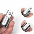thumbnail image 4 of Juego de 6 piezas de adaptador de llave de tubo, juego de tuercas de 1/4, 3/8, 1/2 a 3/4 pulgadas, herramienta DE, 4 of 5