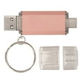 thumbnail image 4 of Unidad flash USB con llavero Metal U Disco Impermeable Alta velocidad 3.0 Tipo C Micro USB 3 en 1 128 GB, 4 of 5