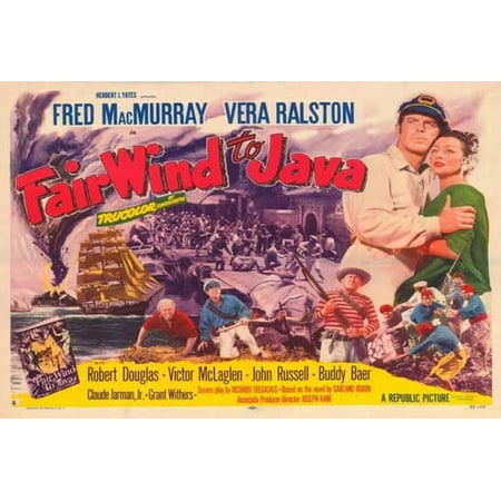 Fair Wind to Java POSTER (27x40) (1953) (Style B)