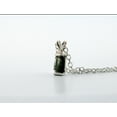 thumbnail image 6 of Natural Green Bi-colored Tourmaline Sterling Silver Necklace NT91, 6 of 9