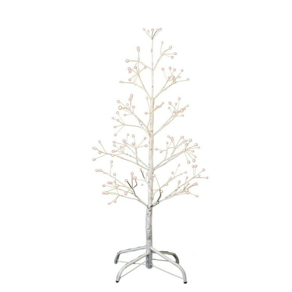 Kurt Adler 3-Foot White Birch Tree with Warm White LED 8 Function Lights