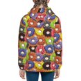 thumbnail image 4 of Hoodies for Teen Girls Boys - Donut Print No.9054 Warm Boys' Fashion Hoodies & Sweatshirts, Boys Girls Kids Clothes Size 14-16 Youth Pullover with Kangaroo Pocket, 4 of 5
