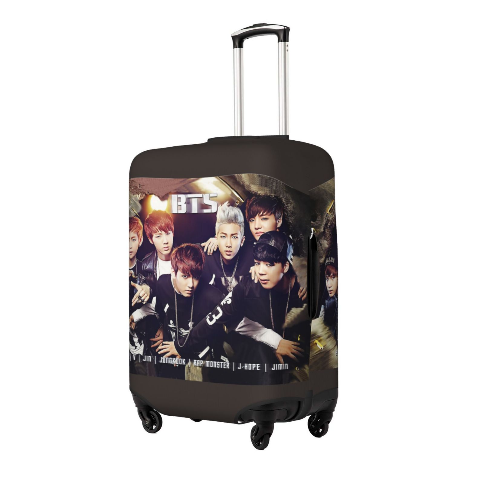 Kpop BTS Travel Luggage Cover, Colorful Suitcase Luggage Protector
