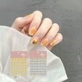 thumbnail image 1 of dianhelloya Nail Sticker Self Adhesive Strong Stickiness Vivid Color Non-fading Fingernail Adhesive Sticker Decor Nail Art Ornament E, 1 of 8
