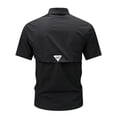 thumbnail image 3 of Fredd Marshall Men's Quick-Dry Short Sleeve Hiking Shirt with Pockets, 3 of 5