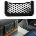 thumbnail image 3 of Car Interior Accessories Body Edge Seat Back Elastic Net Storage Phone Holder Us, 3 of 6