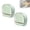 2pcs Light Green, variant on 1PC Soap Holder with Drain Tray, Wall Mounted Soap Holder, No-Drill Waterproof Soap Dish Holder with Flip Lid for Bathroom