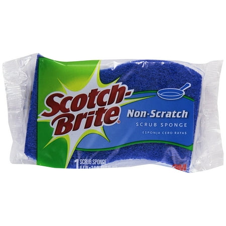 Sensations Chinese Wool (Scotch-Brite No Scratch Scrub Sponge, Multi-Purpose, 1 ct, Scour as clean as steel wool without scratching, yet soft enough for china By)