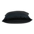 thumbnail image 2 of Parkland Collection PILE11221P Spano Black Square Transitional Pillow Cover with Poly Insert - 22 x 22 x 7 in., 2 of 2