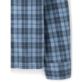 thumbnail image 3 of The Children's Place Boys Long Sleeve Plaid Poplin Button Up Shirt, Sizes S-XXL, 3 of 3