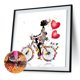 thumbnail image 2 of Cuadros Decorativos 5D DIY diamante pintura caballo amor chica punto de cruz bordado mosaico Kit Tmvgtek embutido en tela, 2 of 9