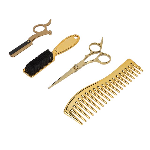 Kit de tijeras de corte de pelo juego de tijeras de peluquero ergonómicas y duraderas de acero inoxidable Ahorro de esfuerzo Multifuncional portátil Fácil de limpiar para ANGGREK Otros