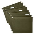 thumbnail image 3 of Pen+Gear Letter Size Hanging File Folders, 12 Count, Green, 3 of 4