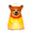 2A - Orange, variant on Clearance! 18Inch Lighted Corgi Dog Halloween Decoration, Freestanding Blow Mold Figure with Candy Corn Costume, LED Halloween Dog for Front Porch, Yard, Entryway, Indoor and Covered Outdoor Display