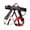Black red gray, variant on Professional Rock Climbing Harness Adjustable For Outdoor Adventures