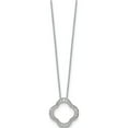 thumbnail image 2 of 14kw Lab Grown DIa VS/SI Colorless Quatrefoil Pendant w/ Chain, 2 of 5