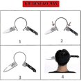thumbnail image 2 of Halloween Kostm Accessoire Set 3 Stck Horror Haarreif Schere Messer Syringe Im Kopf Stirnbnder Fr Erwachsene Damen Mdchen Herren Kinder Halloween Part, 2 of 5
