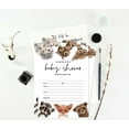thumbnail image 5 of Inkdotpot 30 Fill In StyleBaby Shower Invitation Cards Safari Jungle Animals Blank Invites, 5 of 7