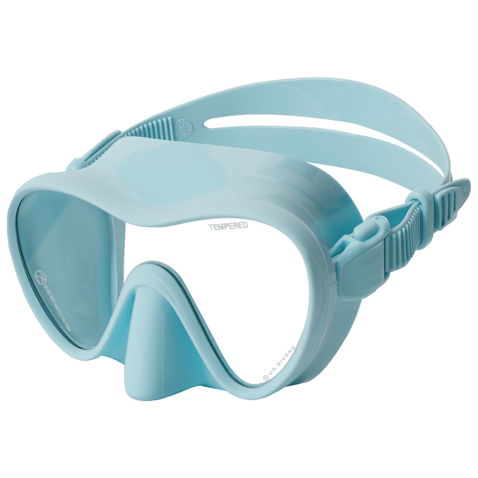 U.S. Divers Adult Tropic Snorkel Combo (Blue)