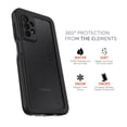 thumbnail image 3 of Body Glove Tidal Waterproof Phone Case for Samsung Galaxy A23 5G - Black/Clear, 3 of 9