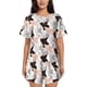 thumbnail image 1 of Fotbe Pigs Conjunto de Pijama Estampado para Mujer, 2 Piezas, Ropa de Dormir con Camiseta de Manga Corta y Shorts Suaves-Medium, 1 of 6
