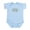 Sky Blue, variant on CafePress - Because Pool Player Infant Bodysuit - Baby Light Bodysuit, Size Newborn - 24 Months
