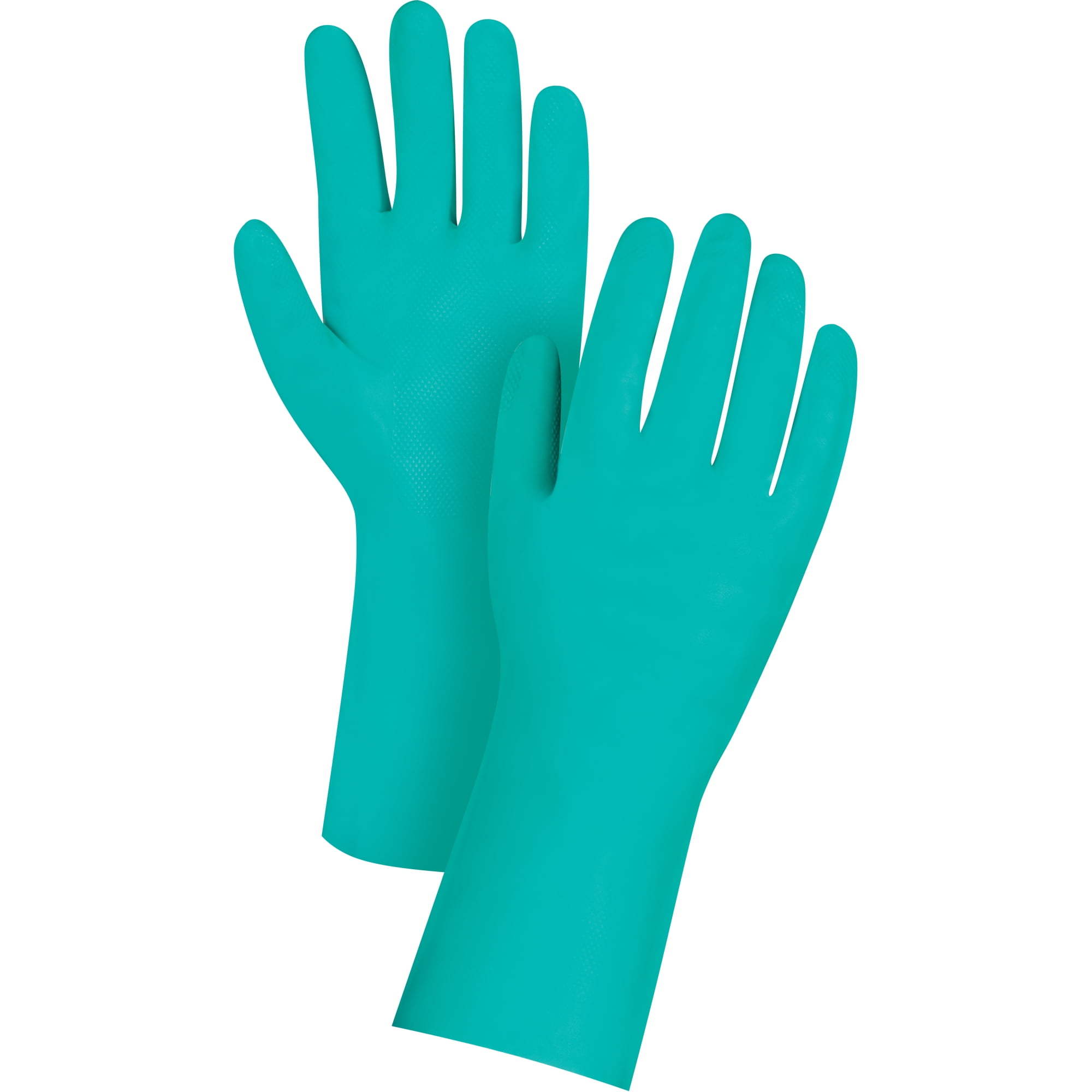 Green Gloves, Size Small/7, 13" L, Nitrile, 11mil Walmart Canada