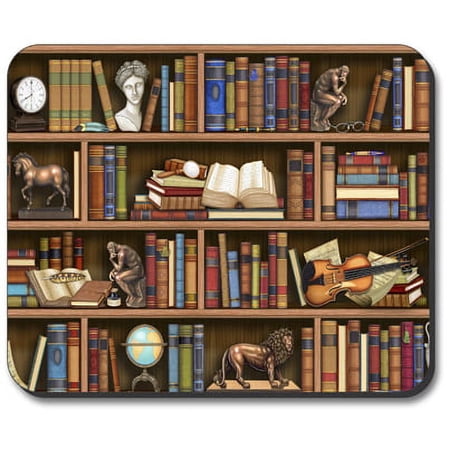 Art Plates Mouse Pad - Books In Library - price history on PriceWatchPro