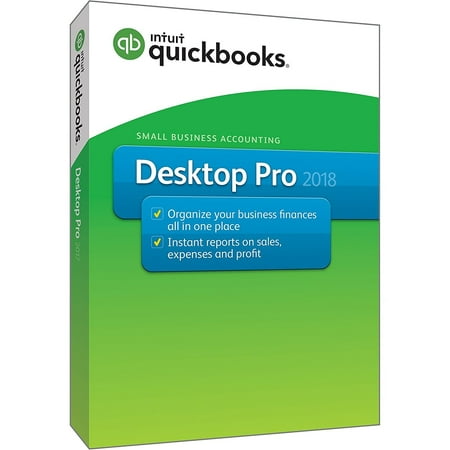 Intuit QuickBooks Desktop Pro 2018 Small Business Accounting Software [PC