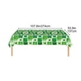 thumbnail image 3 of Yhmxh Table Runner,Table Cloth Shamrocks Themed Party Tablecloths St. Patrick's Tablecloths St. Patrick's Day Tablecloths Party Tablecloths Plastic Tablecloth, 3 of 7