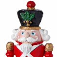 thumbnail image 3 of Regency International 9.65" Resin Soldier Nutcracker Stocking Holder, 3 of 4
