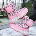 thumbnail image 4 of Otqutp Kids 𝗦now Boots Boy's Girl's Waterproof Cold Weather Classic Camouflage Booties Winter Outdoor Hiking Thicken Shoes, 4 of 8