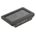 thumbnail image 4 of DOLITY Grand Réveil Numérique à Écran LCD avec Calendrier, Température, Répétition, Horloge de Table Noire, 4 of 9