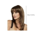 thumbnail image 3 of Ladies Wig Long Curly Wig Natural Hair Naphane In The Middle Part Of Heat Synthesis 19.68 Inch Wig,Pink Pullover Toupee, 3 of 6