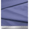 thumbnail image 3 of Soimoi Blue Rayon Fabric Diamond Geometric Decor Fabric Printed Yard 42 Inch Wide, 3 of 5