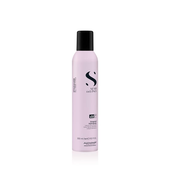 Semi di Lino Style&Care Original Hairspray 300 ml - Laca en spray iluminadora con fijación fuerte para todo tipo de cabello (Nuevo Modelo)