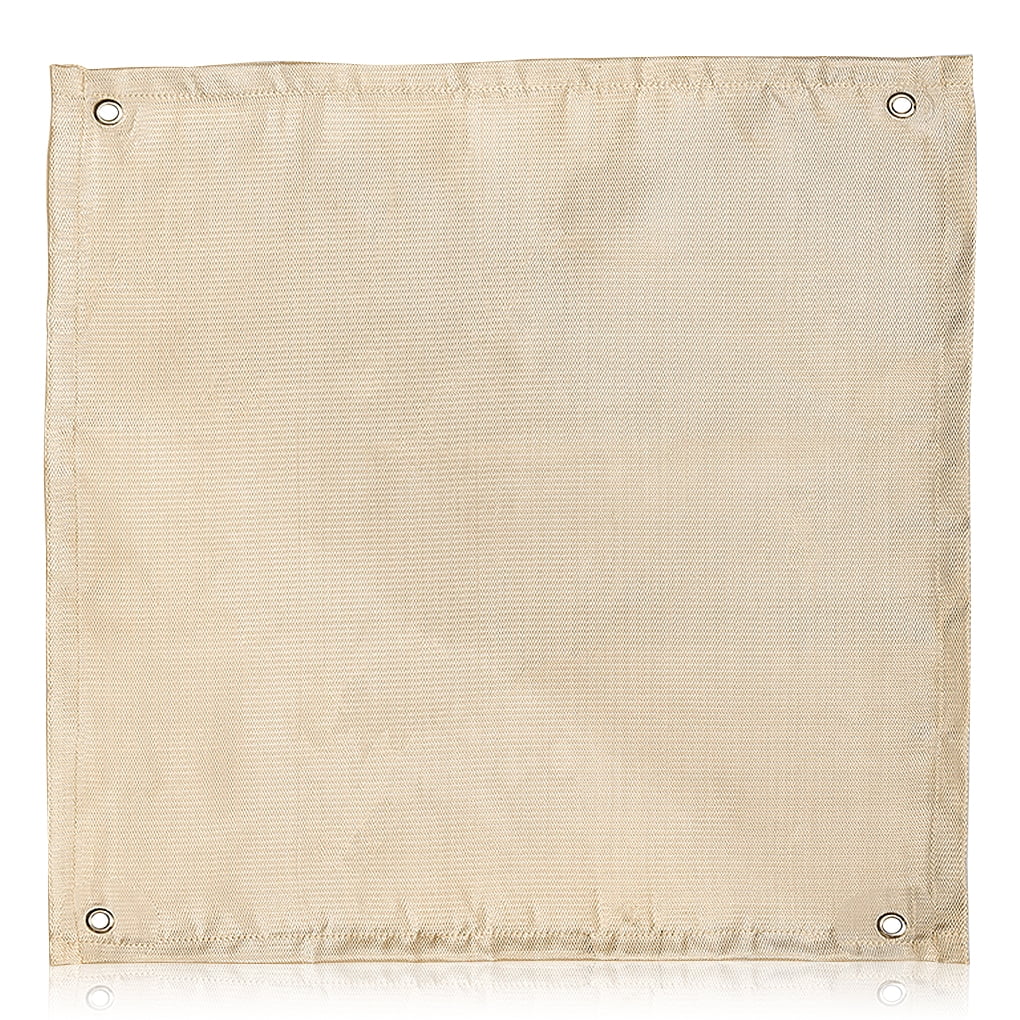 Elenxs Foldable Camping Fireproof Mat Reusable Under Hearth Wood Stove