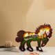 thumbnail image 3 of Figura decorativa de madera con efecto de caballo, para decoración de habitaciones. Con luz, 3 of 8