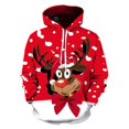 thumbnail image 2 of Sudaderas con capucha para hombre, estampado de muñecos de nieve de Navidad, estilo de otoño, sudaderas con capucha para mujer, jersey de ocio de tendencia callejera, abrigo de Papá Noel, 2 of 4