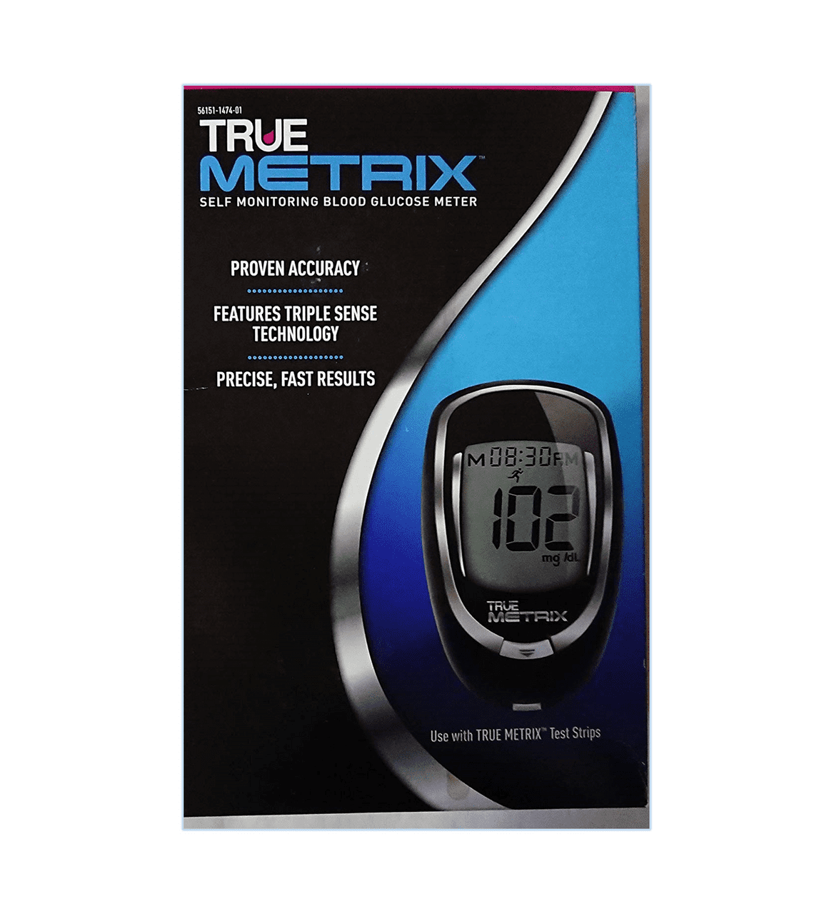 TRUE Metrix Blood Glucose Meter kit For Glucose Care