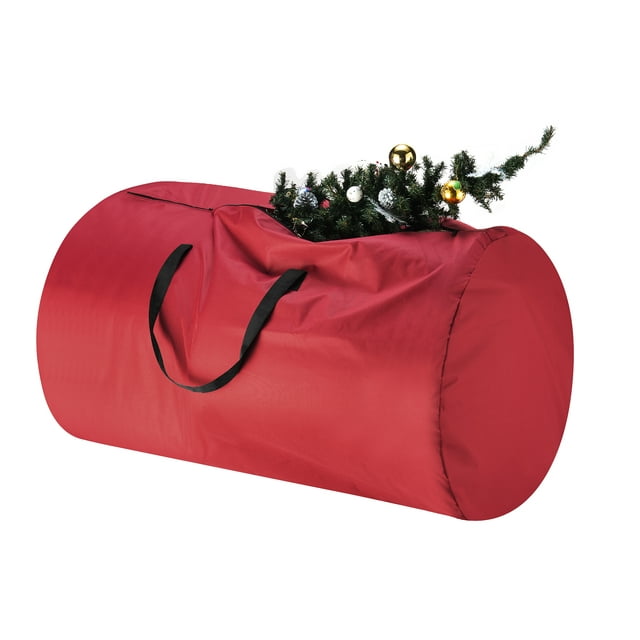 Tiny Tim Totes Red Canvas Christmas Tree Storage Bag, Large For 9 Foot Tree